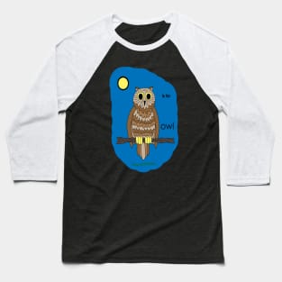 o is for owl Baseball T-Shirt